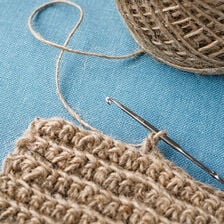 X-Esponja de crochê para lavar louça