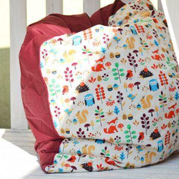 X-Molde para costurar puff