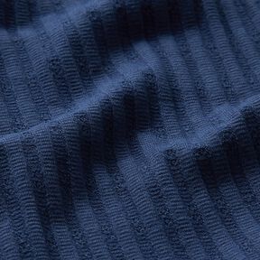 Jersey canelado Padrão tricotado – azul-noite, 