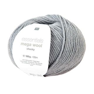 Essentials Mega Wool chunky | Rico Design – cinzento claro, 