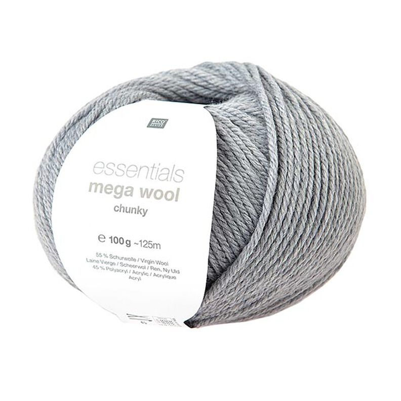 Essentials Mega Wool chunky | Rico Design – cinzento claro,  image number 1