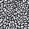 Tecido para fatos de banho Manchas abstratas Leo – preto azulado/branco,  thumbnail number 6