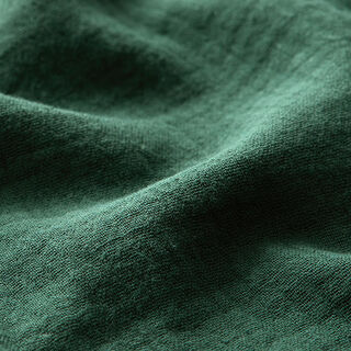 Musselina/ Tecido plissado duplo – verde escuro, 