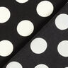Tecido crepe Polka Dots [2,5 cm] – preto,  thumbnail number 4