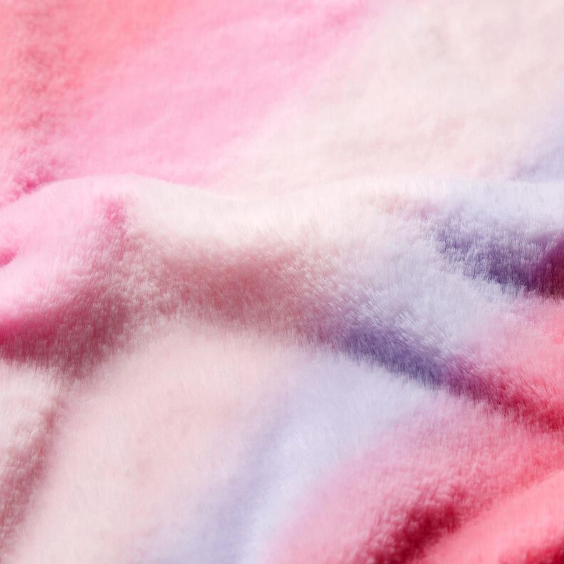 Pelo artificial Gradiente de cor diagonal – rosa/lilás,  image number 3