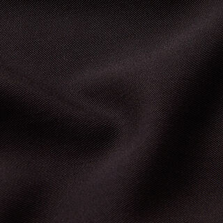 Tecido Stretch Mistura de pura lã liso – preto, 