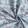Tecido de algodão Cretone Visita ao parque – azul,  thumbnail number 3