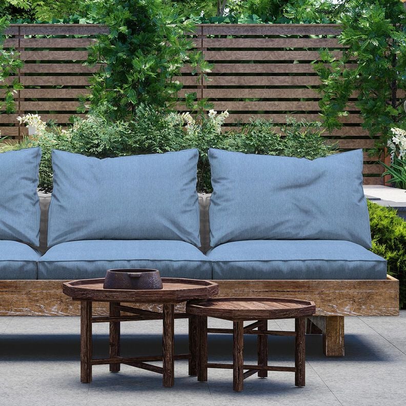 Tecido para exteriores Lona Liso Melange – cinza claro,  image number 5