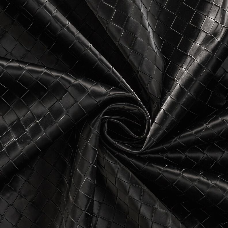 Pele sintética entrançado | Katia Fabrics – preto,  image number 3