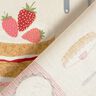 Tecido para decoração Meio linho Panamá Bolos e tortas – bege claro/rosa,  thumbnail number 4