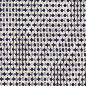 Jersey Romanit Mini losangos – bege claro/azul-marinho, 