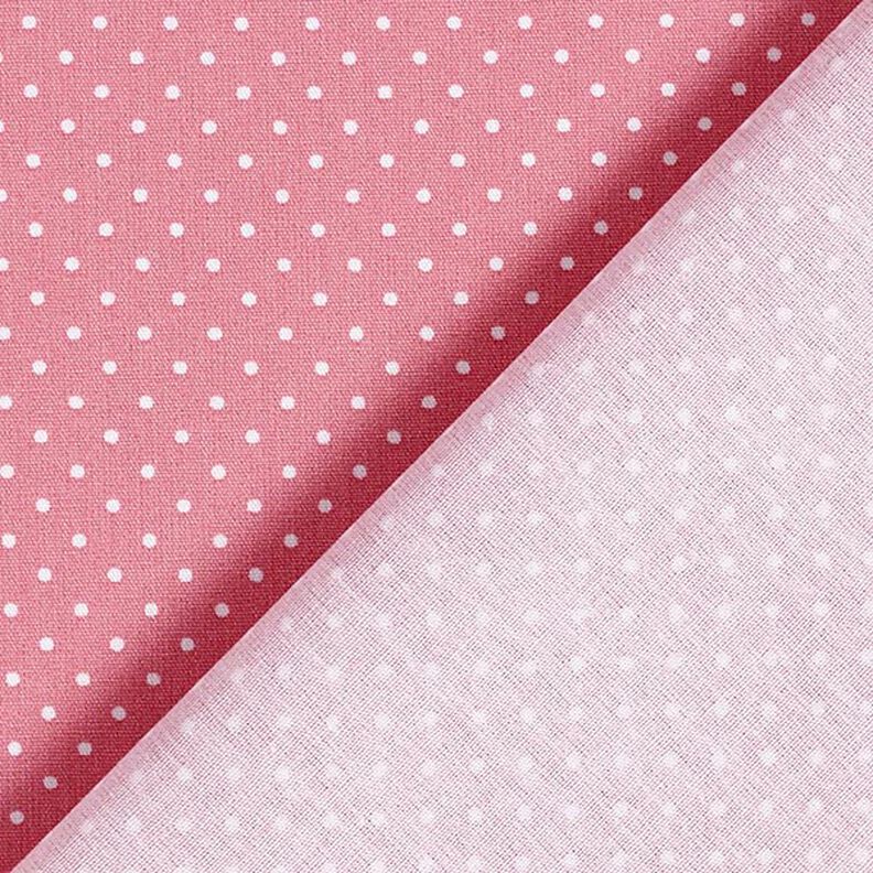 Popelina de algodão pintas pequenas – rosa/branco,  image number 6