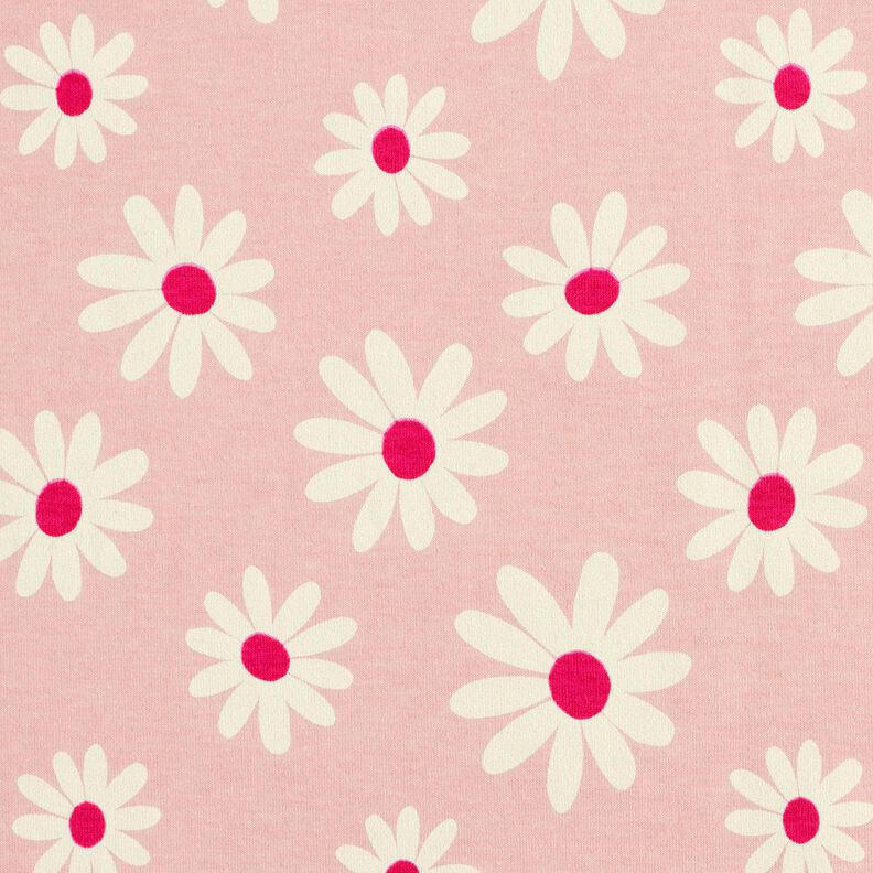 Mistura de algodão Jersey Florzinhas – rosé,  image number 1