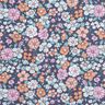 GOTS Popelina de algodão Prado de flores | Poppy Fabrics – cinza ardósia,  thumbnail number 1