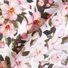 Mistura de viscose Flores de primavera românticas – branco,  thumbnail number 4
