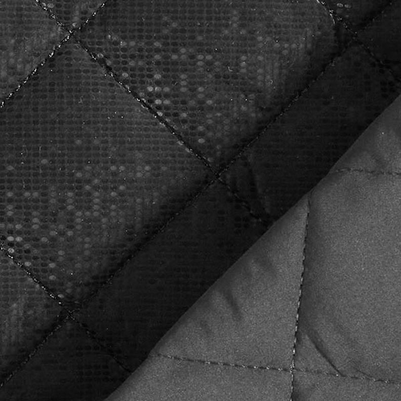 Tecido acolchoado Losangos – preto,  image number 5