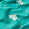 French Terry Sweat de verão Animais de ténis  | PETIT CITRON – azul petróleo,  thumbnail number 2