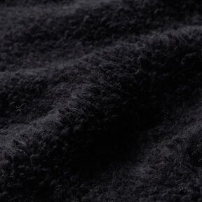 Sherpa de algodão lisa – preto, 