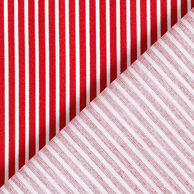 Popelina de algodão Riscas – vermelho/branco,  image number 4
