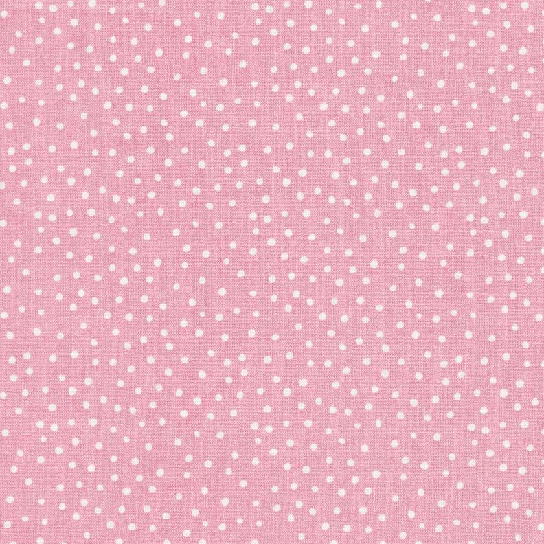 Tecido de algodão Cretone Pintas finas – rosa,  image number 1