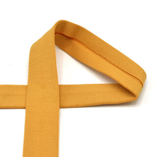 Fita de viés Jersey de algodão [20 mm] – amarelo-caril, 