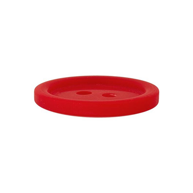 Botão de plástico 2 furos Basic - vermelho,  image number 2