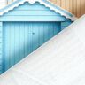 Tecido para exteriores Lona Casas de praia – azul/branco,  thumbnail number 4