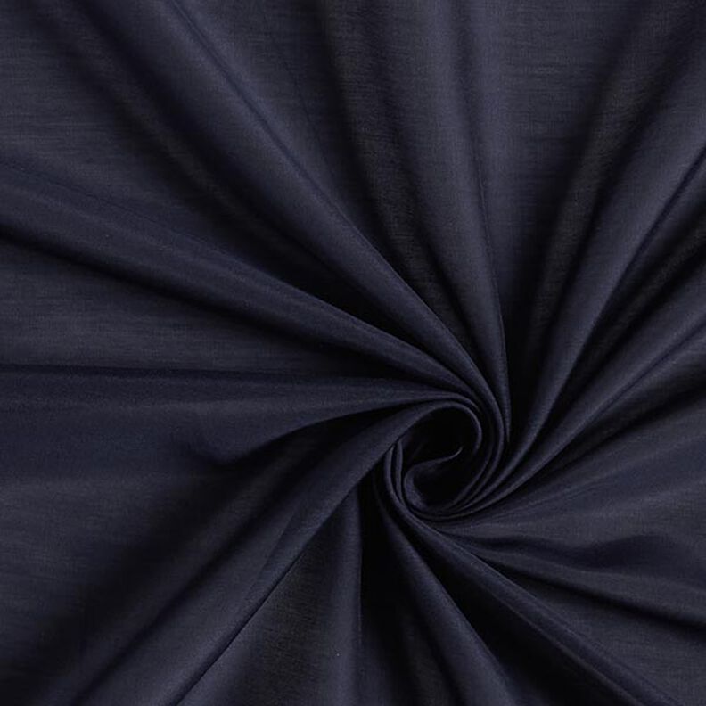 Tecido de algodão e seda super leve Voile – azul-marinho,  image number 1