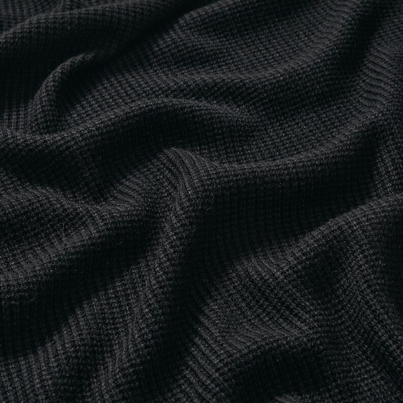 Malha grossa Melange – preto,  image number 2