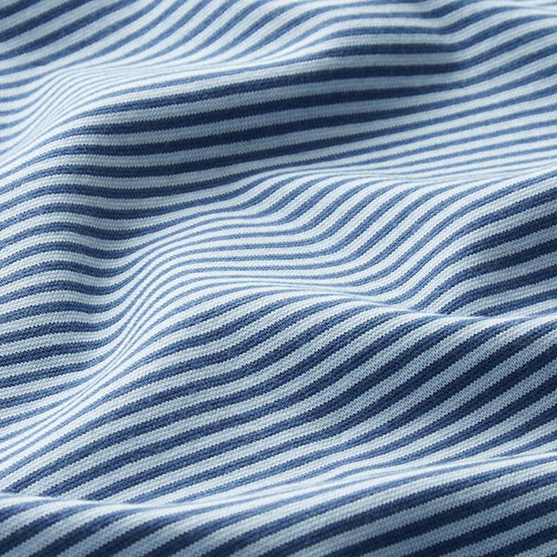 Bordas Tecido tubular Anéis estreitos – azul ganga/azul claro,  image number 2