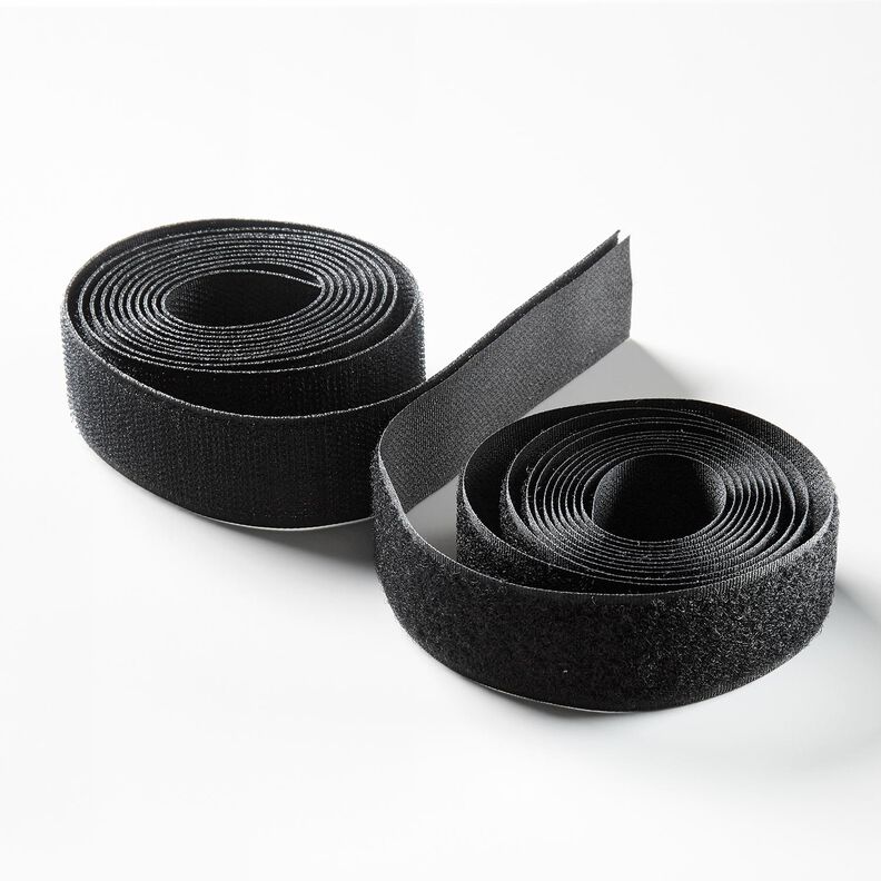 Conjunto de fita velcro [2 x 2m | 30 mm] – preto,  image number 2