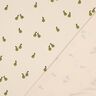 GOTS Jersey de algodão Peras | Poppy Fabrics – bege claro/oliva claro,  thumbnail number 4