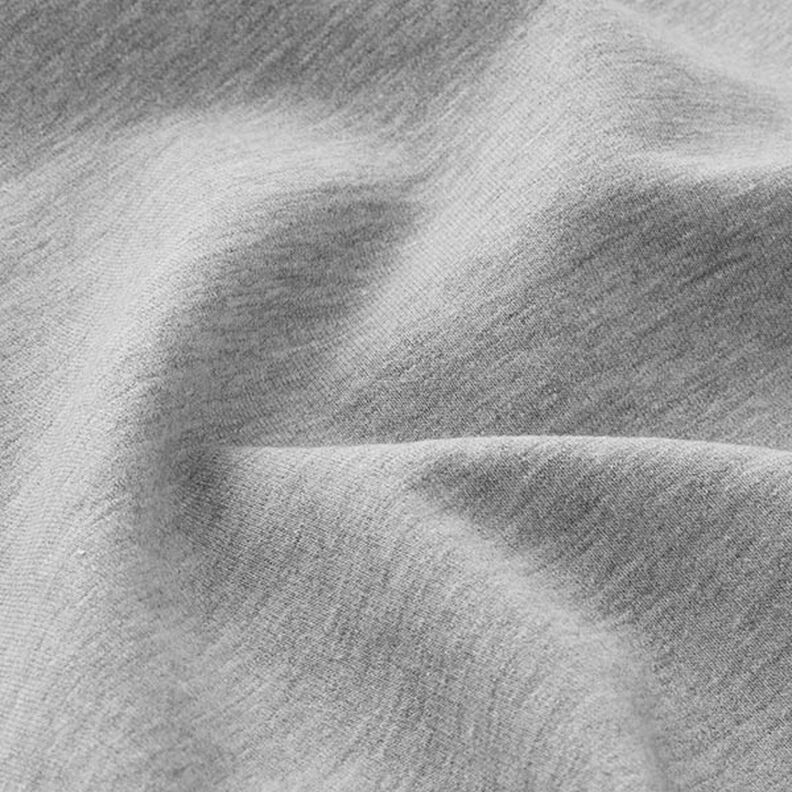 Sweat de algodão leve melange – cinzento claro,  image number 4