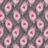 Jersey de algodão Pavo | Stoff&Liebe – cinza ardósia/rosa intenso,  thumbnail number 1