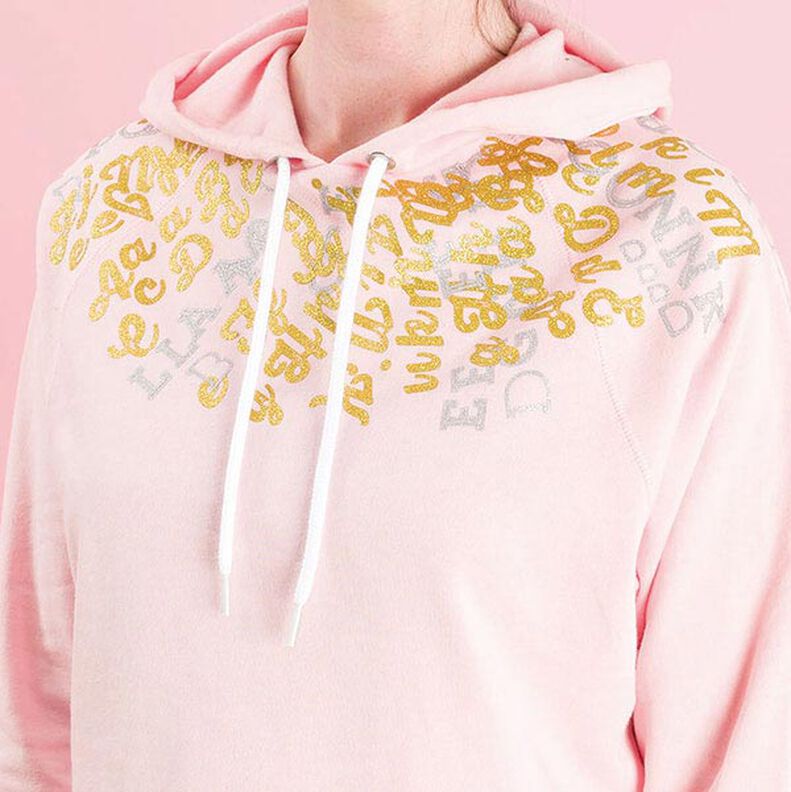 Folha de engomar Glitter A-Z – dourado metálica | Rico,  image number 4