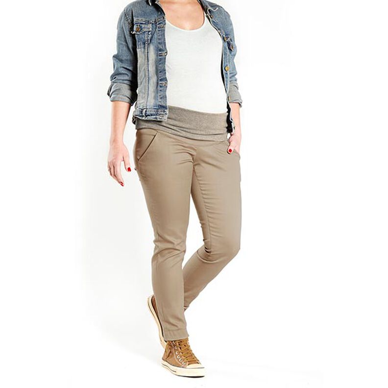 Sarja de algodão Liso – beige,  image number 5