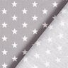 Popelina de algodão estrela médias – cinzento/branco,  thumbnail number 6