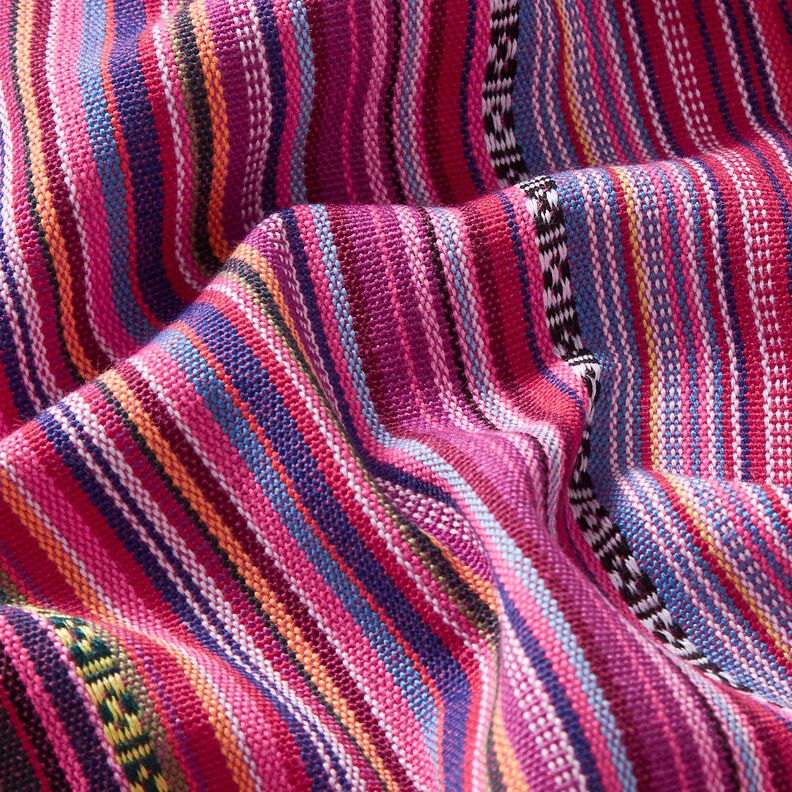 Tecido para decoração Jacquard Riscas finas – púrpura/baga,  image number 2