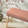 Tecido para estofos Look bouclé colorido – rosa embaçado/creme,  thumbnail number 5