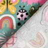 Tecido de algodão Cretone Borboletas e abelhas – eucalipto/rosa,  thumbnail number 4