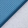 Popelina de algodão pintas pequenas – azul ganga/branco,  thumbnail number 6