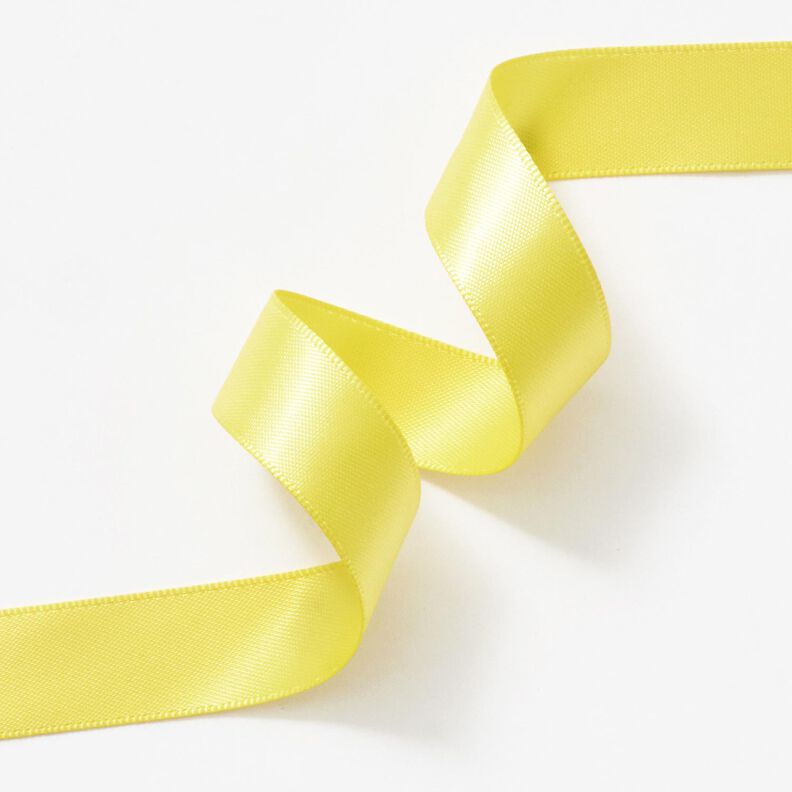 Fita de cetim [15 mm] – amarelo-limão,  image number 3