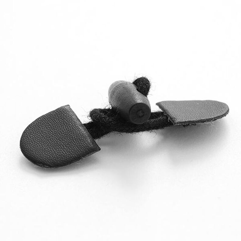 Fecho para duffle coat [ 55 mm ] – preto,  image number 2