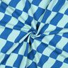 Softsweat Xadrez ondulado | Poppy Fabrics – azul real/azul-gelo,  thumbnail number 3
