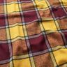 Tecido para sobretudos Cardado Xadrez – bordô/amarelo-caril,  thumbnail number 2