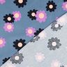 Bombazine para bebé Flores | Poppy Fabrics – azul ganga/lavanda,  thumbnail number 4