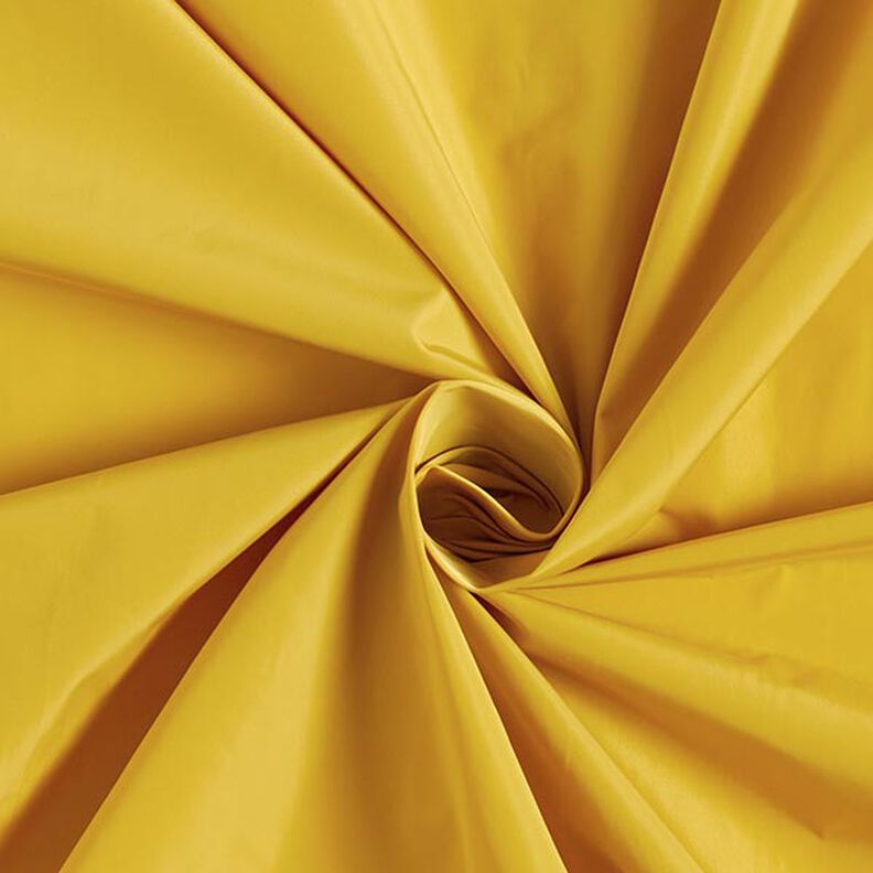 Tecido para casacos impermeável – amarelo-caril,  image number 1