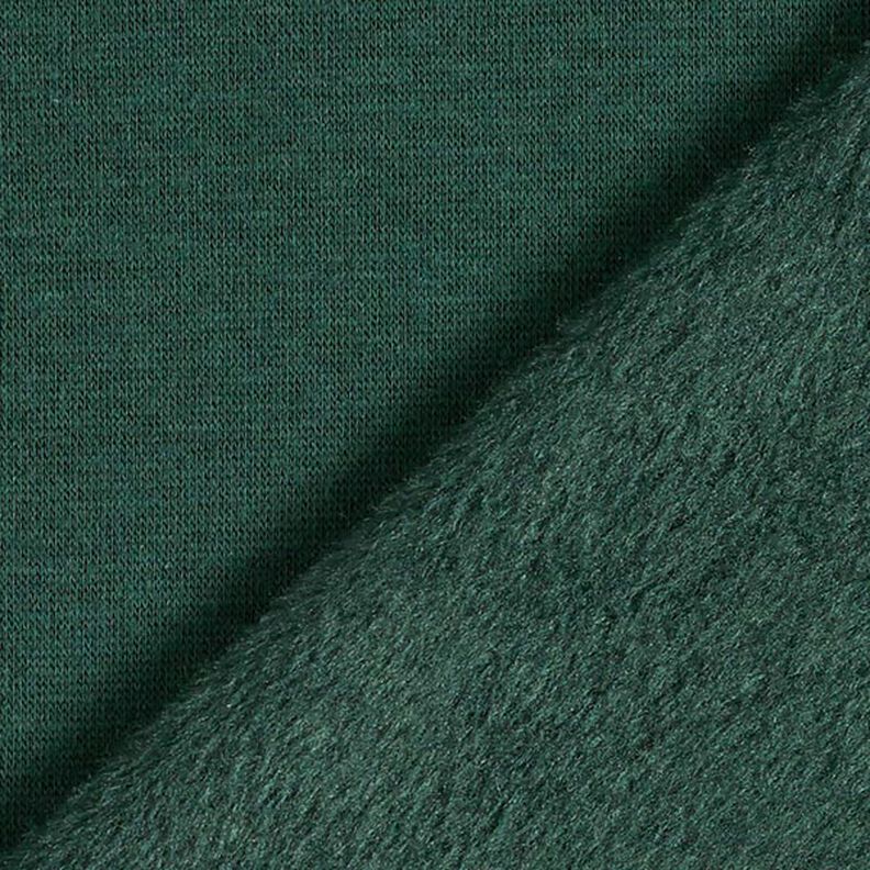 Tecido polar alpino Sweater aconchegante Liso – verde escuro,  image number 5
