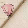 Tecido para decoração Meio linho Panamá flores secas – natural/rosa,  thumbnail number 6
