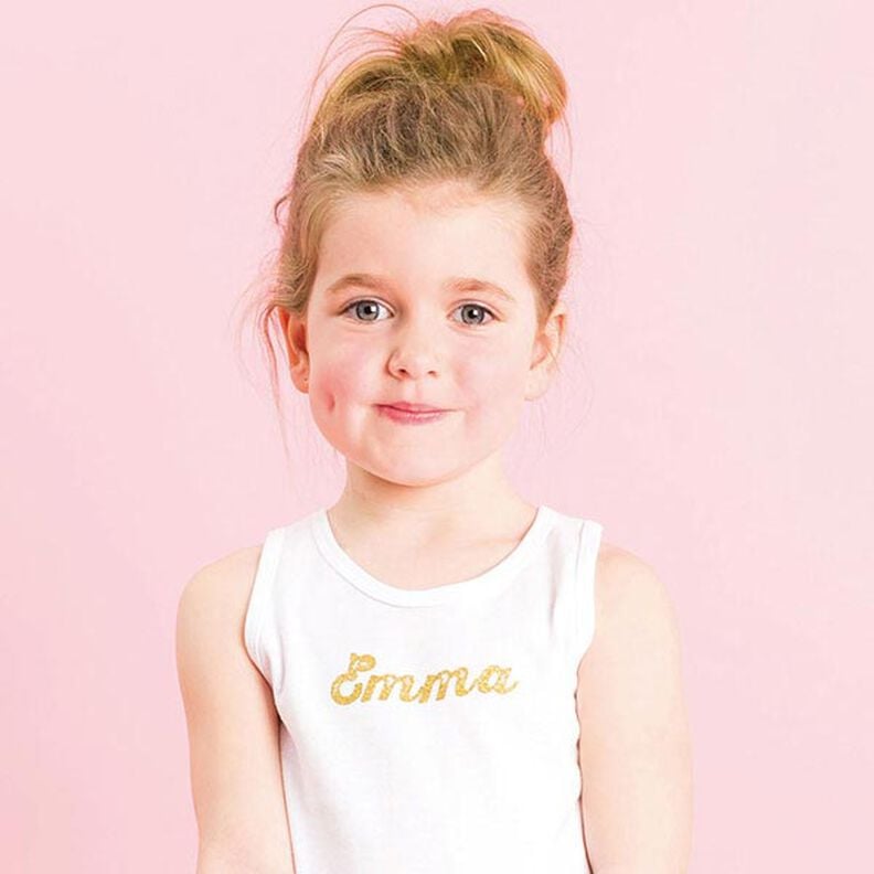 Folha de engomar Glitter A-Z – dourado metálica | Rico,  image number 3